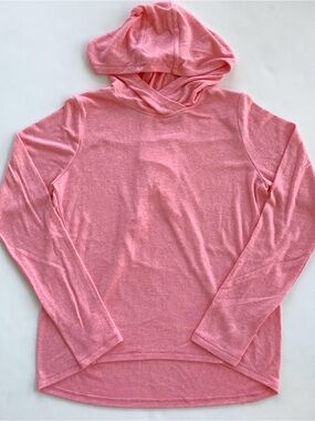 all in motion Pink Lightweight Hooded Long-Sleeve Top